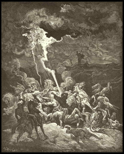 Elijah destroys the messengers of ahaziah