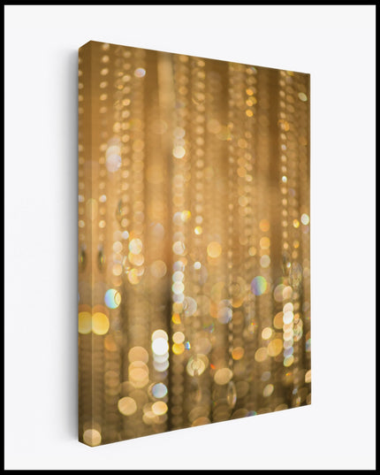 Gold Bokeh Canvas