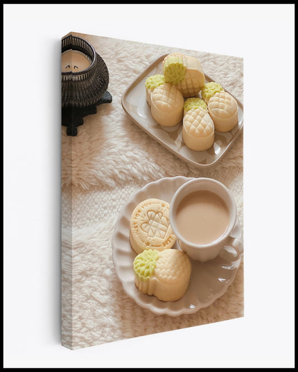 Coffee and Cake Breakfast Canvas