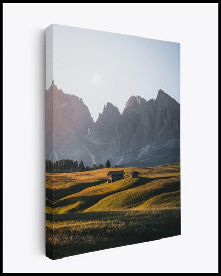 Dolomites Seisser Alm Canvas