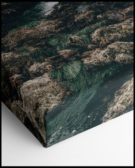 Rock Formation Coast Canvas