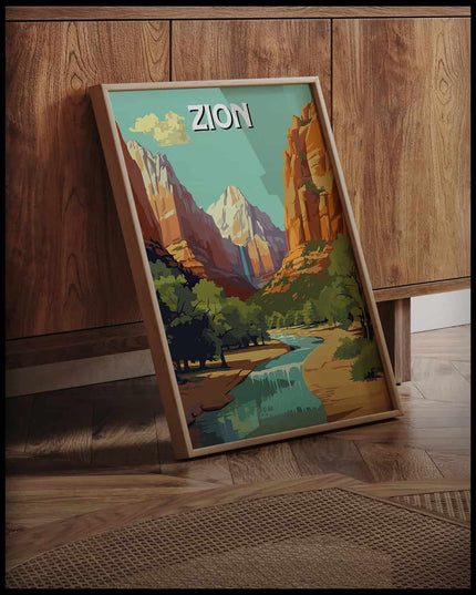 Zion National Park Poster