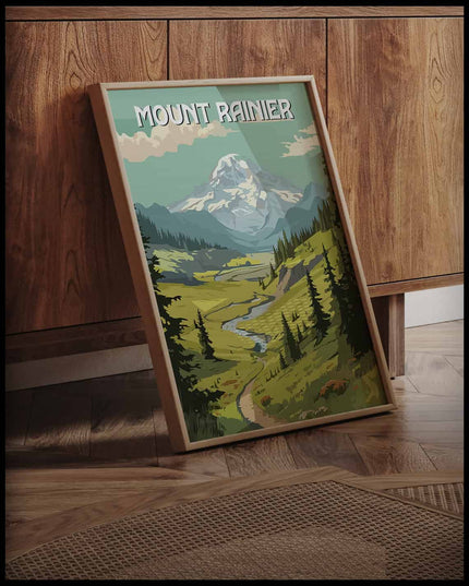 Mount Rainier National Park Poster