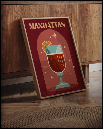 Manhattan Cocktail Poster