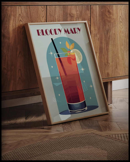 Bloody Mary Cocktail Poster