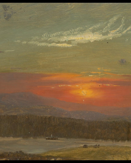 Sunset over the Catskills