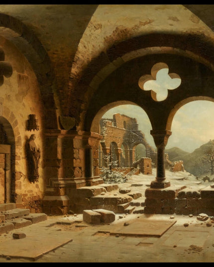 A Cloister in Winter