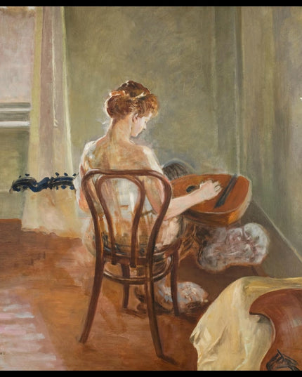 Interior with the Chimera Playing the Guitar