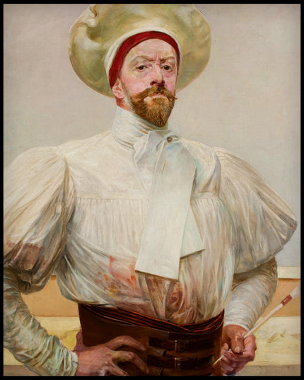 Self-Portrait in a White Attire