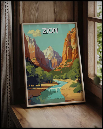 Zion National Park Poster