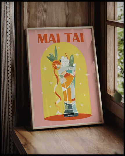 Mai Tai Cocktail Poster