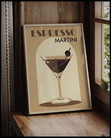 Espresso Martini Cocktail Poster