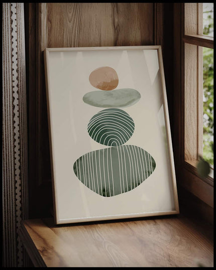 Organic Shapes Poster