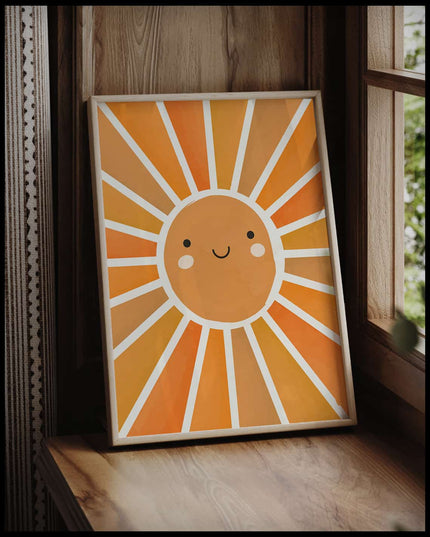 Smiling Sun Kids Poster