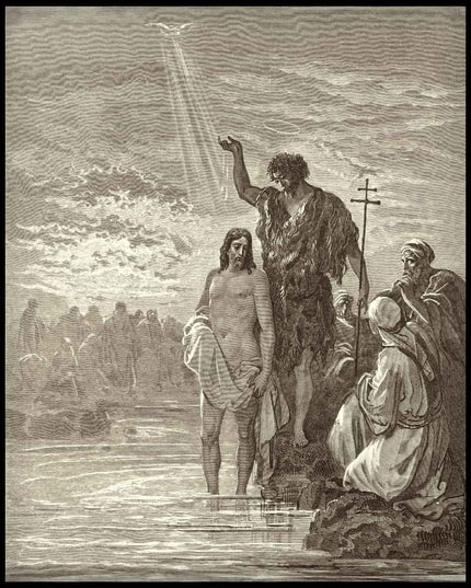 The baptism of jesus